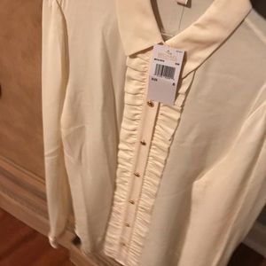 Michael kors silk blouse